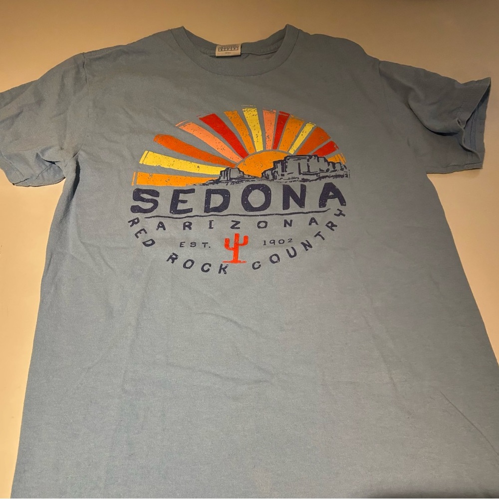 Sedona Arizona Graphic Tee - Light Blue